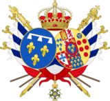Coat of arms of Marie Amélie of the Two Sicilies as Queen of the French.png