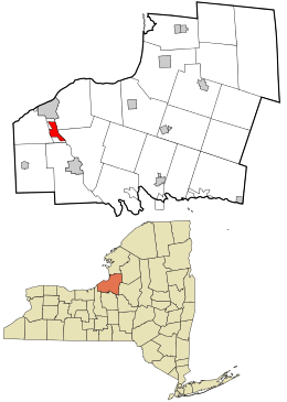 Location in Oswego County and the state of New York.