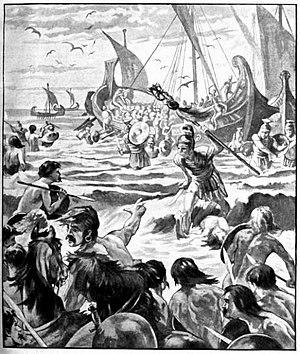 Landing of the Romans on the Coast of Kent.jpg