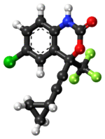 Efavirenz ball-and-stick model.png