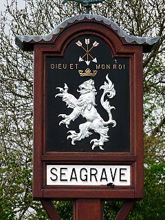 Village sign, Seagrave, Leicestershire. - geograph.org.uk - 829256.jpg