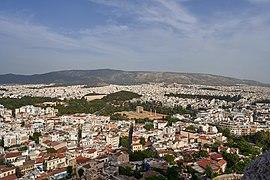 'Αποψη του Όρους Υμηττός από την Ακρόπολη των Αθηνών.jpg