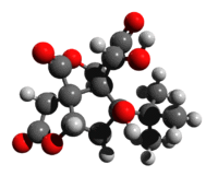 Bilobalide 3d structure.png