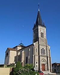 The church in Marsonnas