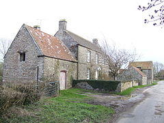 Old stone-built farmhouse at Shepperdine. - geograph.org.uk - 314762.jpg