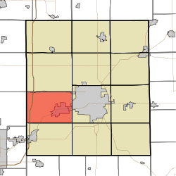 Location of Mount Pleasant Township in Delaware County