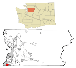 Location of Mountlake Terrace, Washington