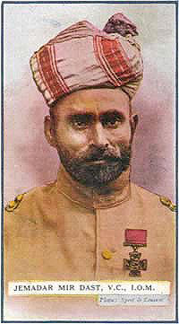 Jemadar Mir Dast, V.C., I.O.M. (c. 1908–1919, Gallaher's cigarette card).jpg
