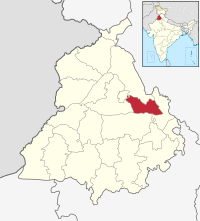 India - Punjab - Shahid Bhagat Singh Nagar.svg