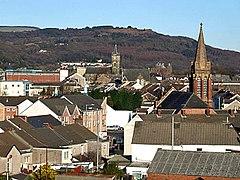 A rooftop view of Neath - geograph.org.uk - 1618067.jpg