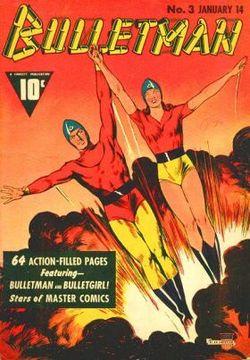 Cover of Bulletman #3 (1942). Art by Mac Raboy