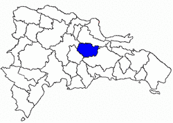 Location of the Sánchez Ramírez Province