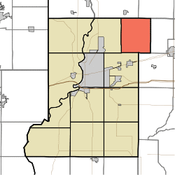 Location in Vigo County