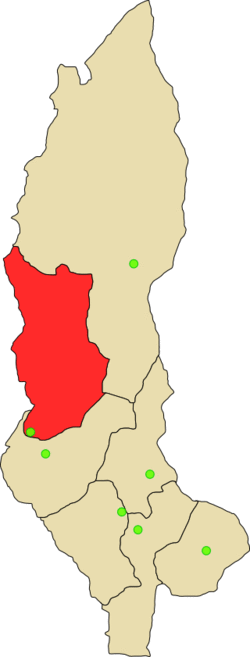 Location of Bagua in the Amazonas Region