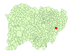 Location in Salamanca