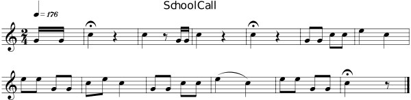 School Call score