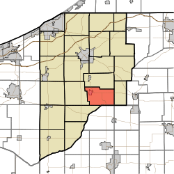 Map highlighting Union Township, LaPorte County, Indiana.svg