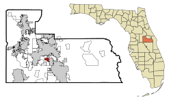Location in Orange County and the state of Florida