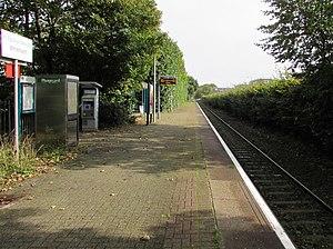 East along Whitchurch (Cardiff) railway station (geograph 6292757).jpg