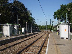 Gravel Hill tramstop look east.JPG