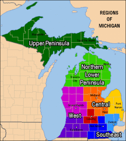 Central Michigan and Mid Michigan describe the same general region of Michigan.