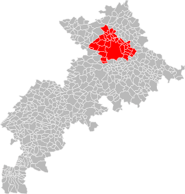 Location within the Haute-Garonne department