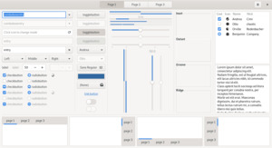 The gtk3-widget-factory is a collection of examples demonstrating many of the GUI widgets in GTK version 3