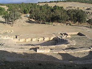 Roman ruins at Kasserine.