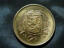 10 markka obverse