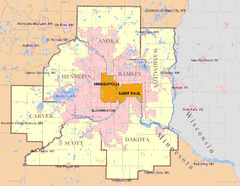 Midway is located in Minneapolis–Saint Paul