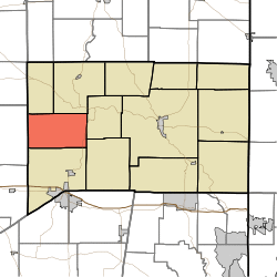 Location of Salt Creek Township in Franklin County
