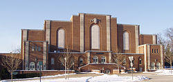 Rec Hall in the Winter