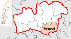 Tingsryd Municipality in Kronoberg County.png