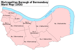 Bermondsey Met. B Ward Map 1916.svg