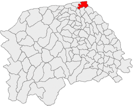 Location in Suceava County