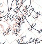 Typhoon Wendy analysis 12 Jun 1960.png