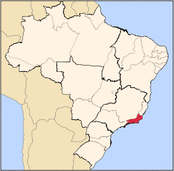 Location of Angra dos Reis