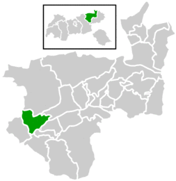 Location within Kufstein district