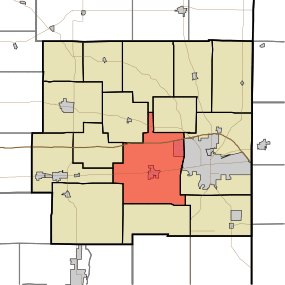 Location in Wayne County
