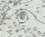 Hurricane Two surface analysis August 21, 1935.png