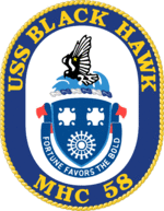 USS Black Hawk MHC-58 Crest.png