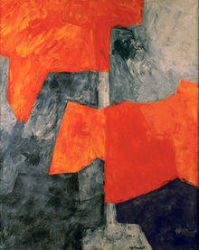 Serge Poliakoff Composition grise et rouge 1964.jpg