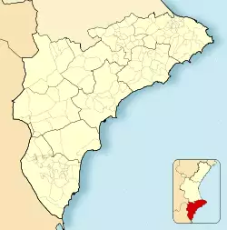 Bigastro is located in Province of Alicante