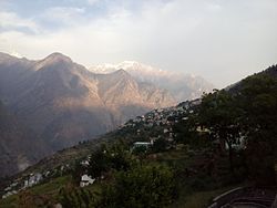 View of Joshimath from Narsingh Temple