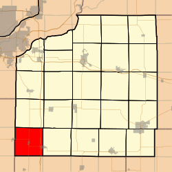 Location in Henry County