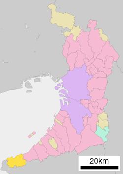 Misaki in Osaka Prefecture Ja.svg
