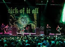Sick of It All playing at Reload Festival 2018.