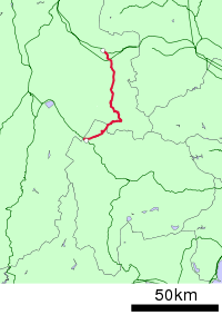 JR Koumi Line linemap.svg
