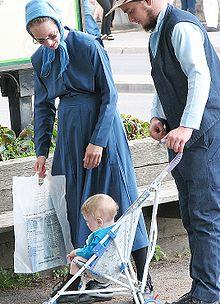 An Amish family