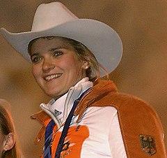 Erdmann 2002 Winter Olympics two-woman bobsledding medalists (cropped).jpg